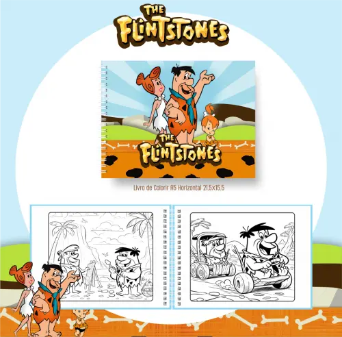 Arquivo Digital Livro de Colorir FLINTSTONES - PDF