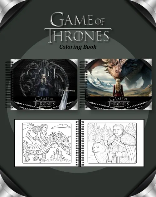 Arquivo Digital Livro de Colorir GAME OF THRONES - PDF