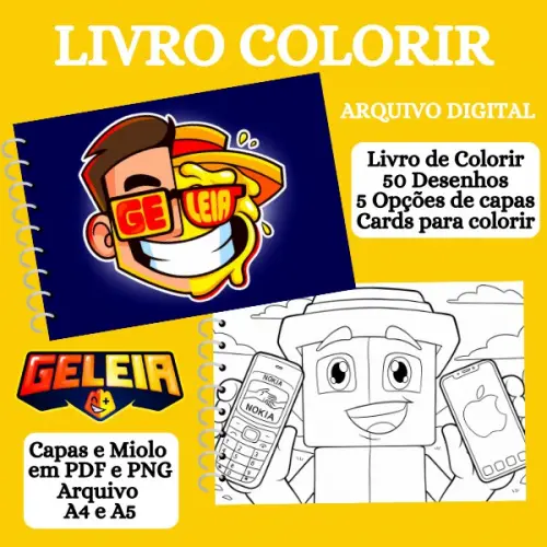 Arquivo Digital Livro de Colorir GELEIA - PDF