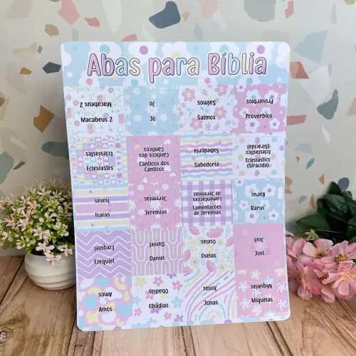 Arquivo Corte Adesivos Tags Abas para Bíblias Católico e Evangélico Studio/pdf/png