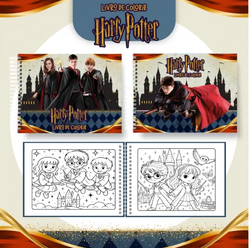 Arquivo Digital Livro de Colorir HARRY POTTER 02 - PDF