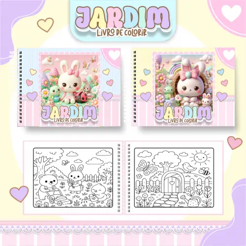 Arquivo Digital Livro de Colorir JARDIM 02 - PDF