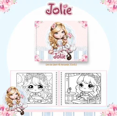 Arquivo Digital Livro de Colorir JOLIE - PDF