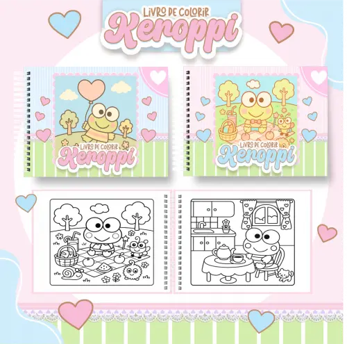 Arquivo Digital Livro de Colorir KEROPPI - PDF