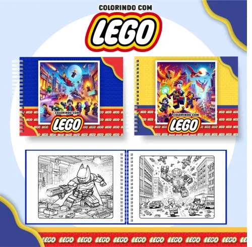 Arquivo Digital Livro de Colorir LEGO - PDF