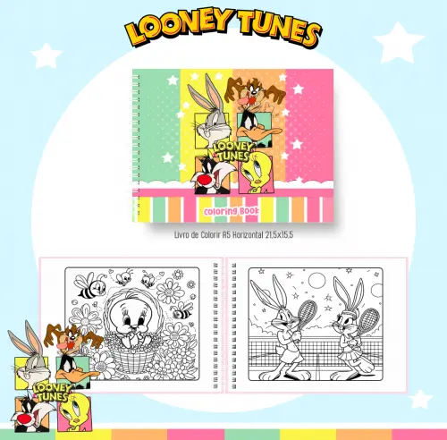 Arquivo Digital Livro de Colorir LOONEY TUNES 01 - PDF