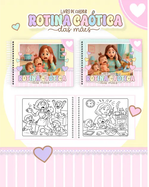 Arquivo Digital Livro de Colorir MÃES - PDF