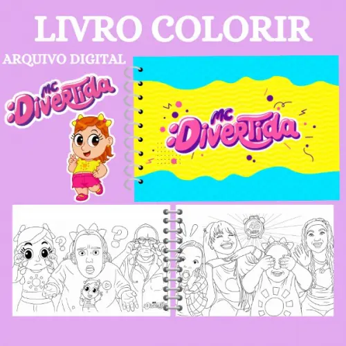 Arquivo Digital Livro de Colorir MC DIVERTIDA - PDF