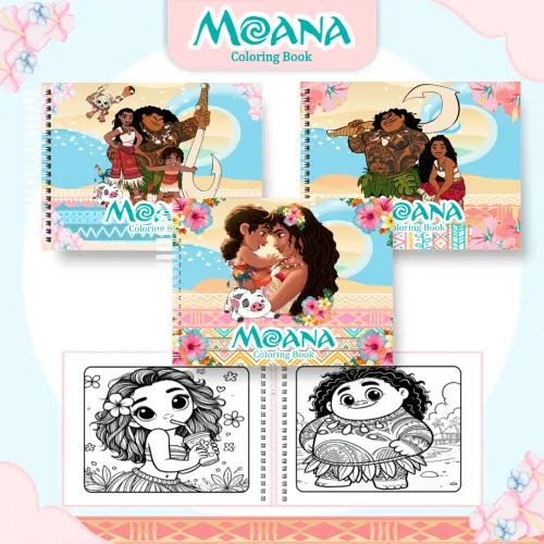 Arquivo Digital Livro de Colorir MOANA 01 - PDF