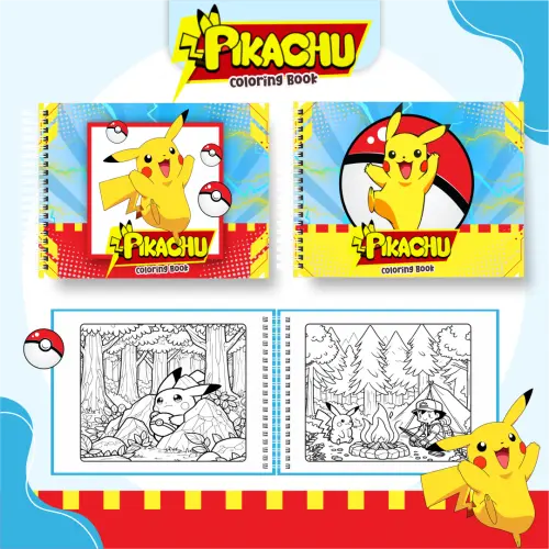 Arquivo Digital Livro de Colorir PIKACHU - PDF