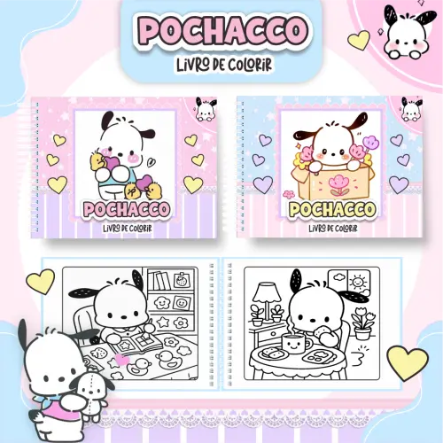 Arquivo Digital Livro de Colorir POCHACCO - PDF