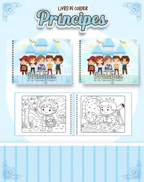 Arquivo Digital Livro de Colorir PRINCIPES - PDF