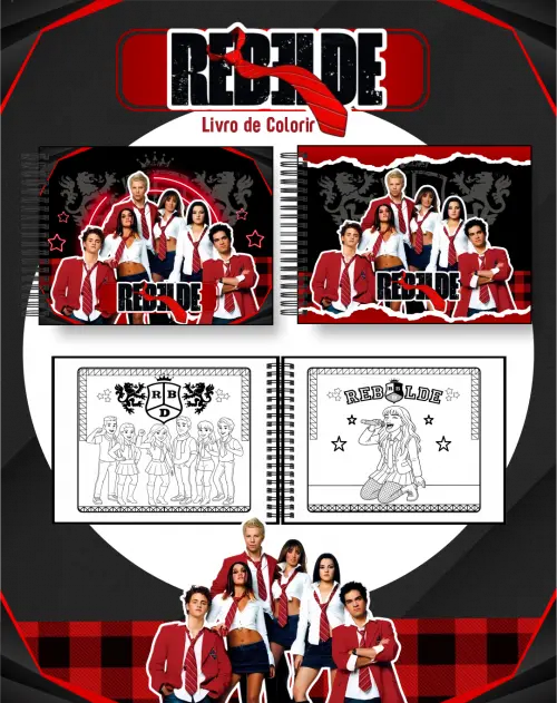 Arquivo Digital Livro de Colorir RBD 01 - PDF