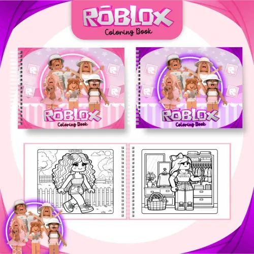 Arquivo Digital Livro de Colorir ROBLOX MENINA - PDF