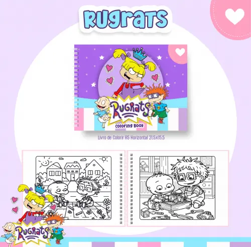 Arquivo Digital Livro de Colorir RUGRATS - PDF