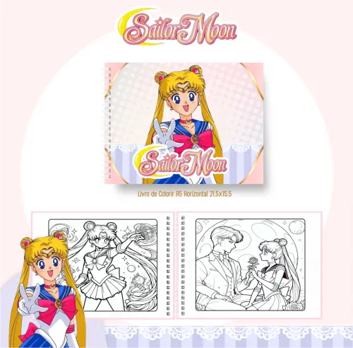 Arquivo Digital Livro de Colorir SAILOR MOON - PDF