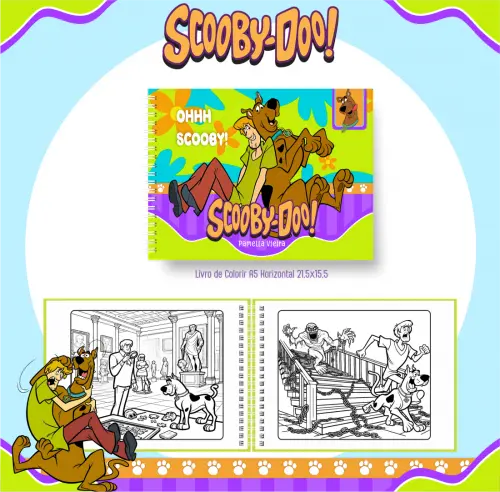 Arquivo Digital Livro de Colorir SCOOBY DOO - PDF