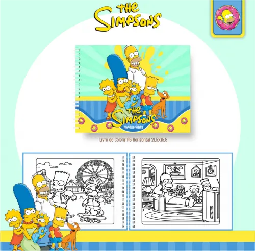 Arquivo Digital Livro de Colorir SIMPSONS - PDF