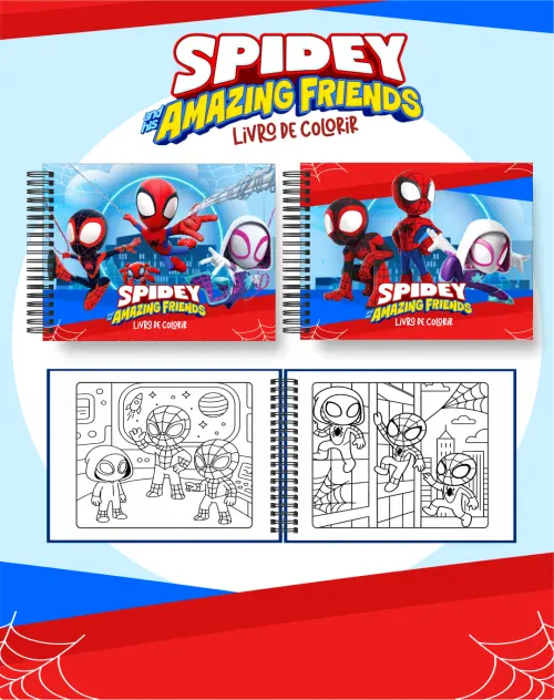 Arquivo Digital Livro de Colorir SPIDEY E AMIGOS - PDF