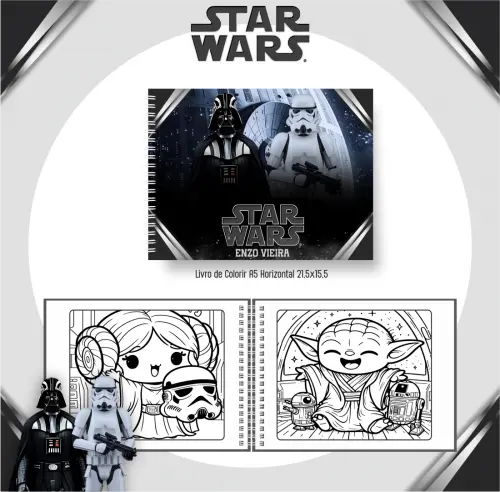 Arquivo Digital Livro de Colorir STAR WARS - PDF