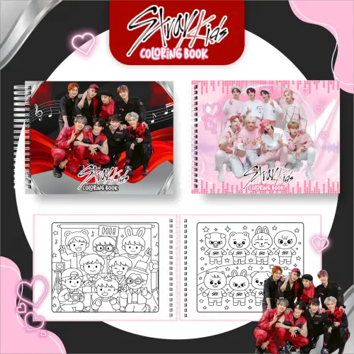Arquivo Digital Livro de Colorir STRAY KIDS - PDF