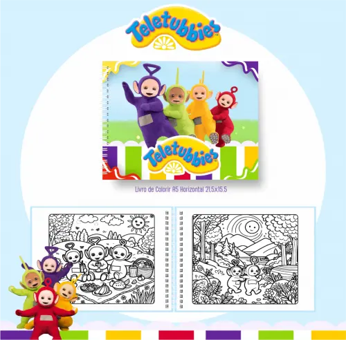 Arquivo Digital Livro de Colorir TELETUBBIES - PDF
