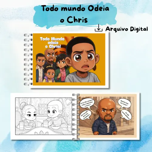 Arquivo Digital Livro de Colorir Todo Mundo Odeio o Chris - PDF