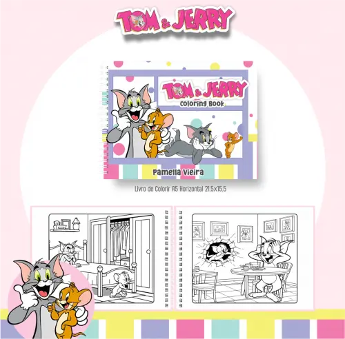 Arquivo Digital Livro de Colorir Tom e Jerry - PDF