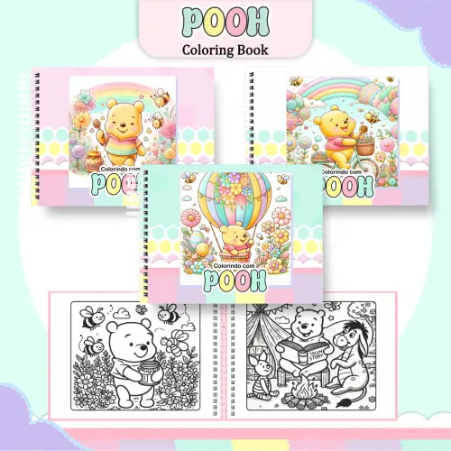 Arquivo Digital Livro de Colorir URSINHO POOH - PDF