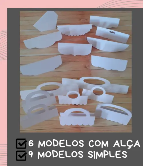 Arquivo de Corte Lapelas Editáveis 01 STUDIO/PDF/DXF/SVG