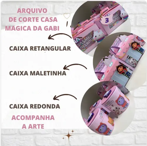 Arquivo De Corte A Casa Mágica da Gabby 09 Studio/PDF/PNG