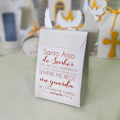 Arquivo De Corte Batizado 15 - Sacolinha Santo Anjo Studio/PDF