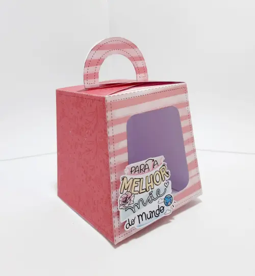 Arquivo de Corte Caixa Bolo de Pote 02 Dia das Mães - STUDIO/PDF
