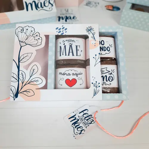 Arquivo de Corte Caixa Brownie 02 Dia das Mães - STUDIO/PDF