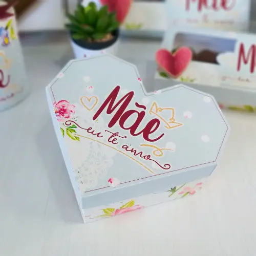 Arquivo de Corte Caixa Coração 5 Doces Dia das Mães - STUDIO/P