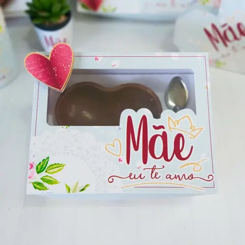 Arquivo de Corte Caixa Coração de Colher 200g 03 Dia das Mães - STUDIO/PDF