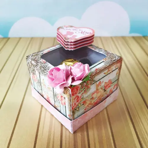 Arquivo de Corte Caixa 1 Doce 02 Dia das Mães - STUDIO/PDF