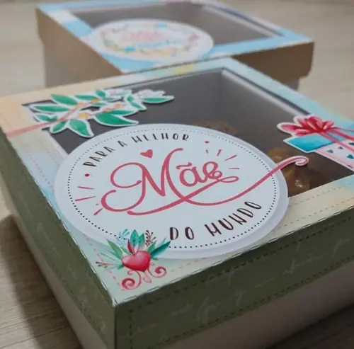 Arquivo de Corte Caixa 4 Doces 05 Dia das Mães - STUDIO/PDF