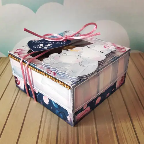 Arquivo de Corte Caixa 4 Doces 11 Dia das Mães - STUDIO/PDF