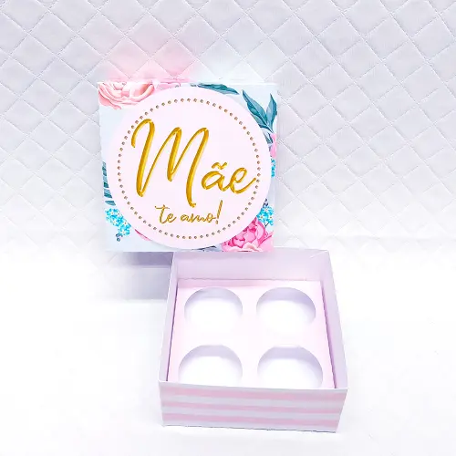 Arquivo de Corte Caixa 4 Doces 15 Dia das Mães - STUDIO/PDF