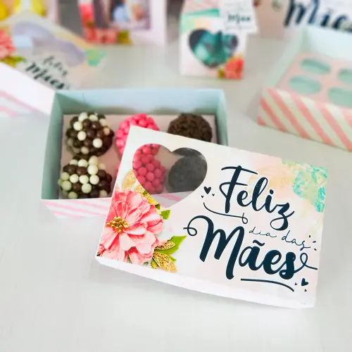 Arquivo de Corte Caixa 6 Doces 09 Dia das Mães - STUDIO/PDF