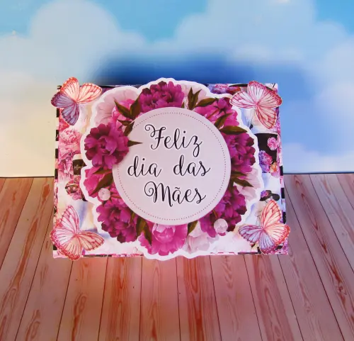Arquivo de Corte Caixa 6 Doces 11 Dia das Mães - STUDIO/PDF
