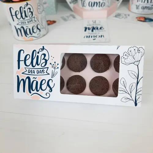 Arquivo de Corte Caixa 10 Doces 04 Dia das Mães - STUDIO/PDF