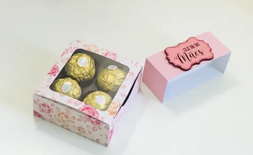 Arquivo de Corte Caixa 4 Doces 23 Dia das Mães - STUDIO/PDF