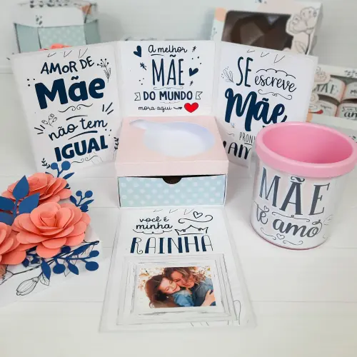 Arquivo de Corte Caixa Gaveta 03 Dia das Mães - STUDIO/PDF