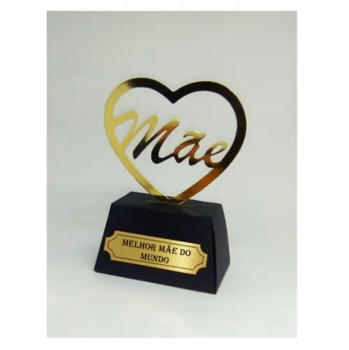 Arquivo de Corte Caixa Troféu 01 Dia das Mães - STUDIO/PDF
