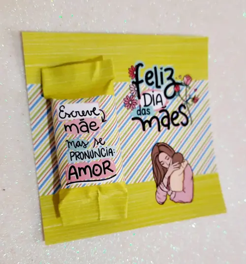 Arquivo de Corte Cartão Balinha Dia das Mães 03 - STUDIO/PDF