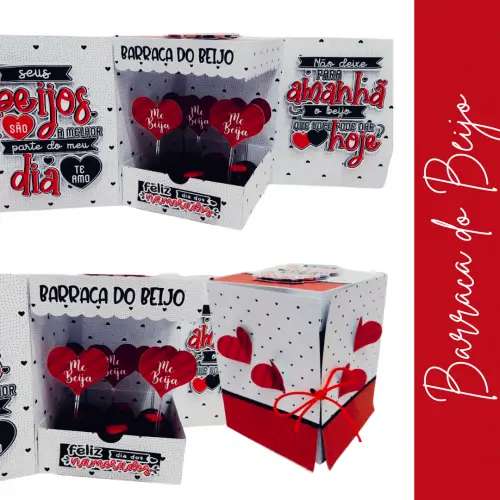 Arquivo de Corte Barraca do Beijo 01 Dia dos Namorados - Studio/PDF