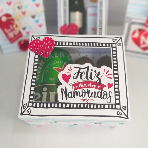Arquivo de Corte Caixa Bebida Cerveja 02 - Dia dos Namorados - Studio/PDF