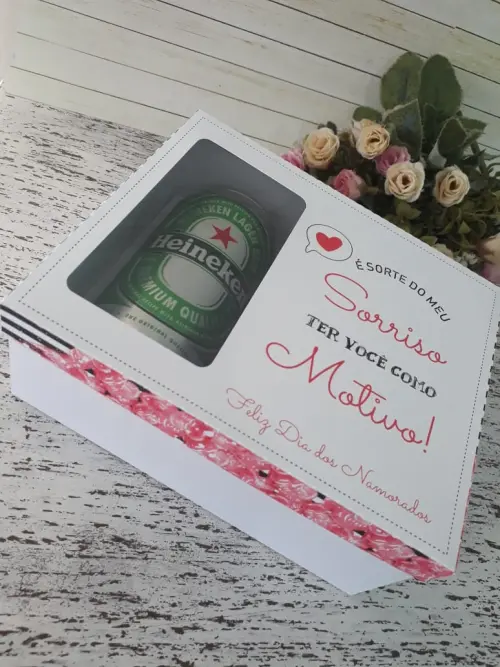 Arquivo de Corte Caixa Bebida Cerveja 05 - Dia dos Namorados - Studio/PDF